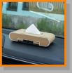 This tissue box is beautiful but it can cause a reflection in the windshield that can cause an ADAS windshield camera calibration to fail