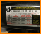 Tire and loading information