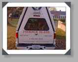 Photos of our past and present Phoenix Glass windshield repair and replacement vehicles that are based out of Knoxville, Tn.