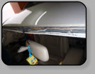 When the rehab of this unbelievably horrific windshield installation in a Toyota Land Cruiser was over it cost the customer $520.00 to bring this in excess of $50,000 vehicle back to as close as we could get it to a safe factory installation.