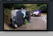 A car accident where the windshield held up to FMVSS safety standards after air bar deployment