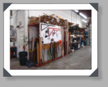 Photos of our Windshield repair, replacement, and auto glass fabrication areas of our windshield replacement service center in knoxville, Tn.